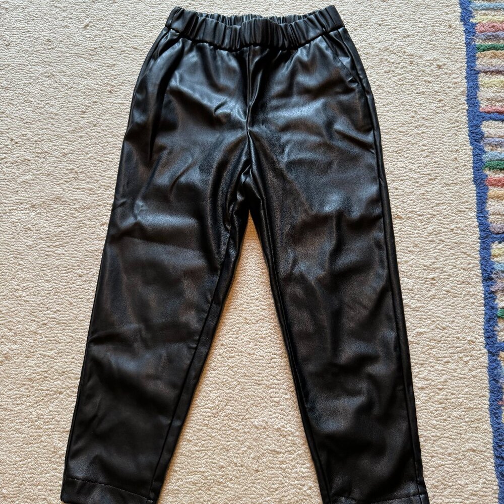 Black (Faux) Leather Pants